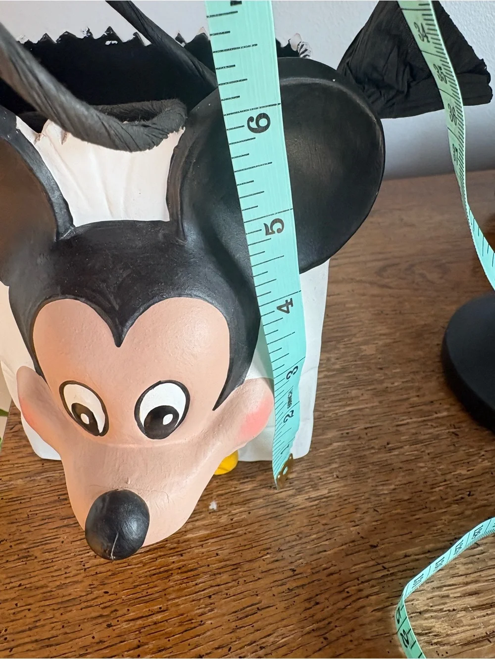 Ceramic Gift Bag Floral Container with 3D Mickey Mouse Like Cartoon